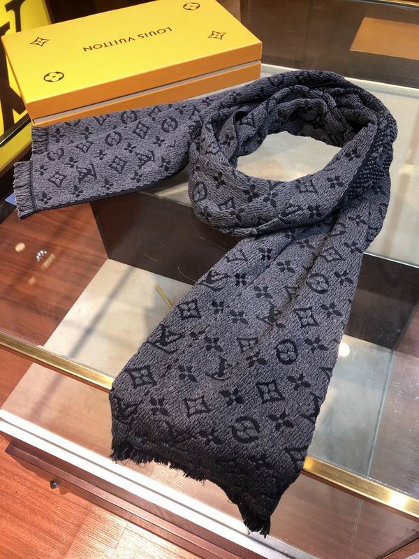 LV Scarf 40X185cm 100%羊毛 E15 (12)