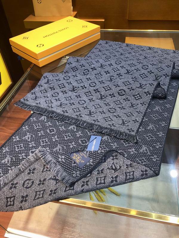 LV Scarf 40X185cm 100%羊毛 E15 (14)