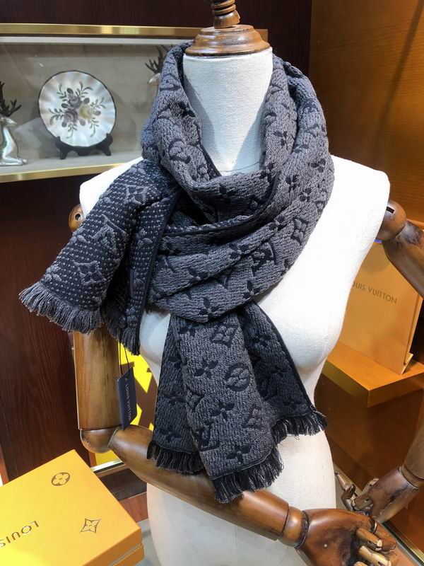LV Scarf 40X185cm 100%羊毛 E15 (17)