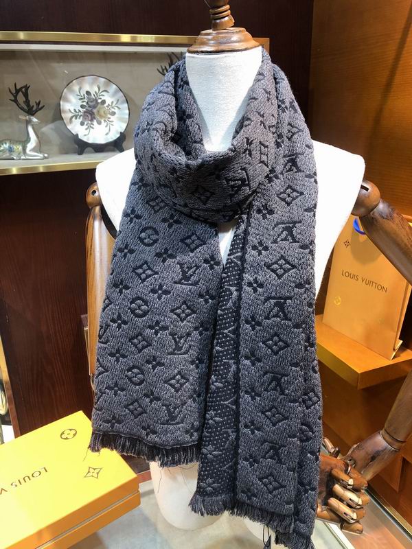 LV Scarf 40X185cm 100%羊毛 E15 (18)