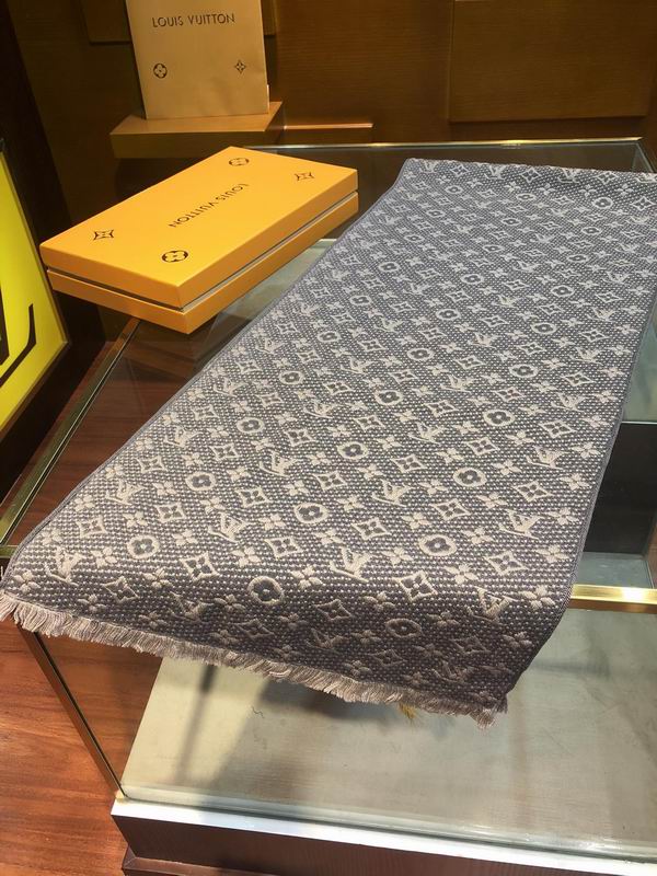 LV Scarf 40X185cm 100%羊毛 E15 (22)