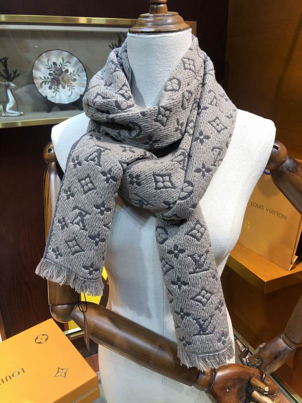 LV Scarf 40X185cm 100%羊毛 E15 (26)