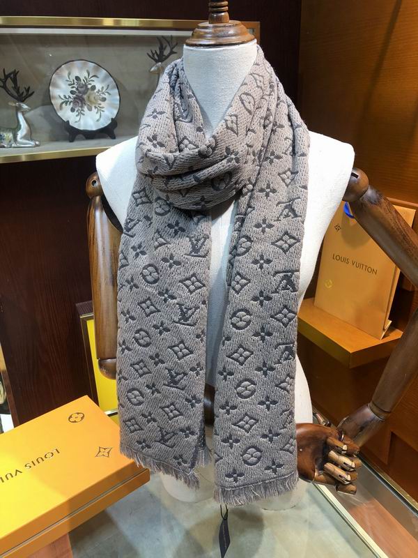 LV Scarf 40X185cm 100%羊毛 E15 (27)