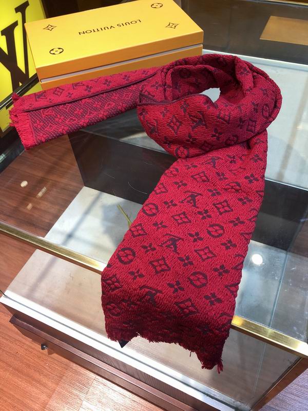 LV Scarf 40X185cm 100%羊毛 E15 (29)