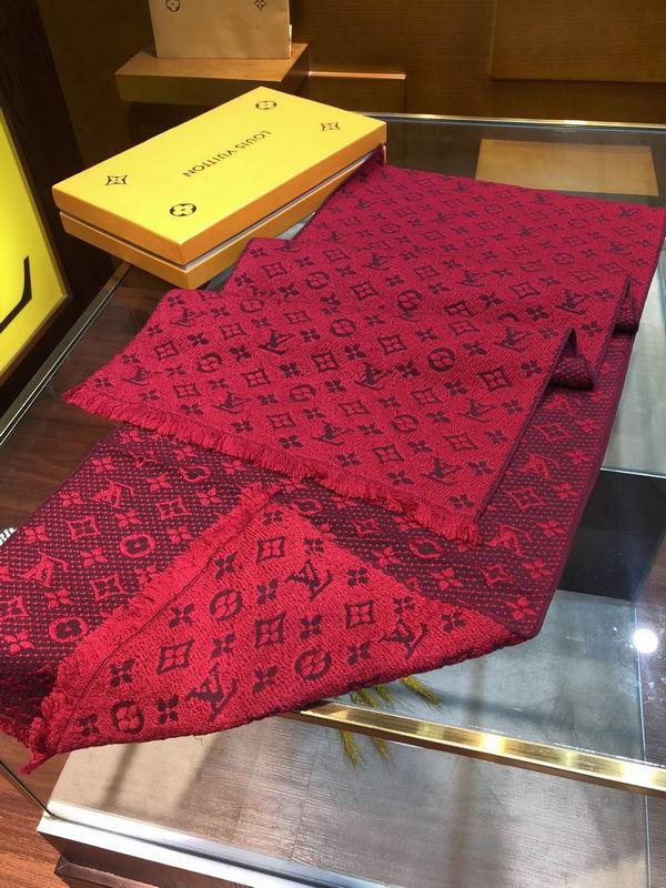LV Scarf 40X185cm 100%羊毛 E15 (32)