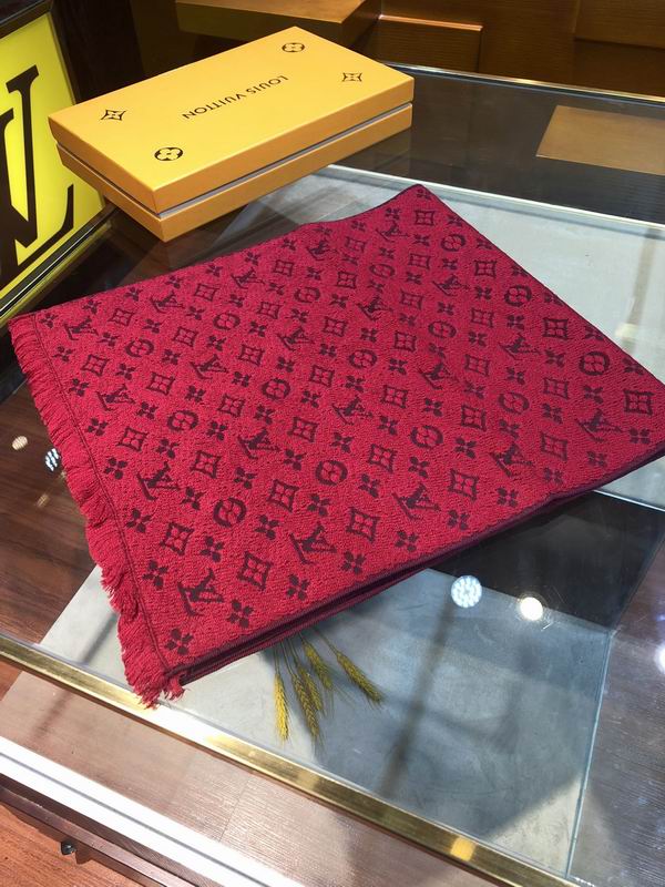 LV Scarf 40X185cm 100%羊毛 E15 (34)