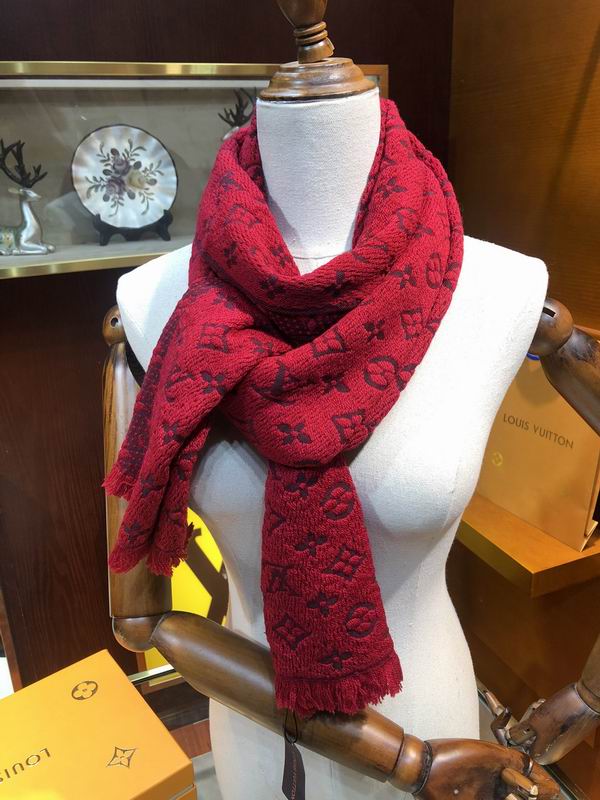 LV Scarf 40X185cm 100%羊毛 E15 (37)