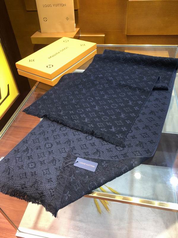 LV Scarf 40X185cm 100%羊毛 E15 (4)