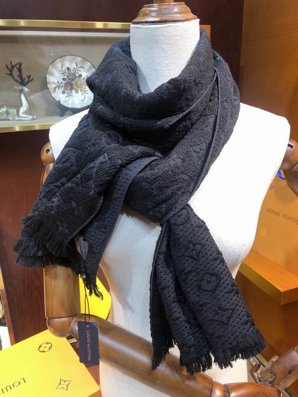 LV Scarf 40X185cm 100%羊毛 E15 (7)