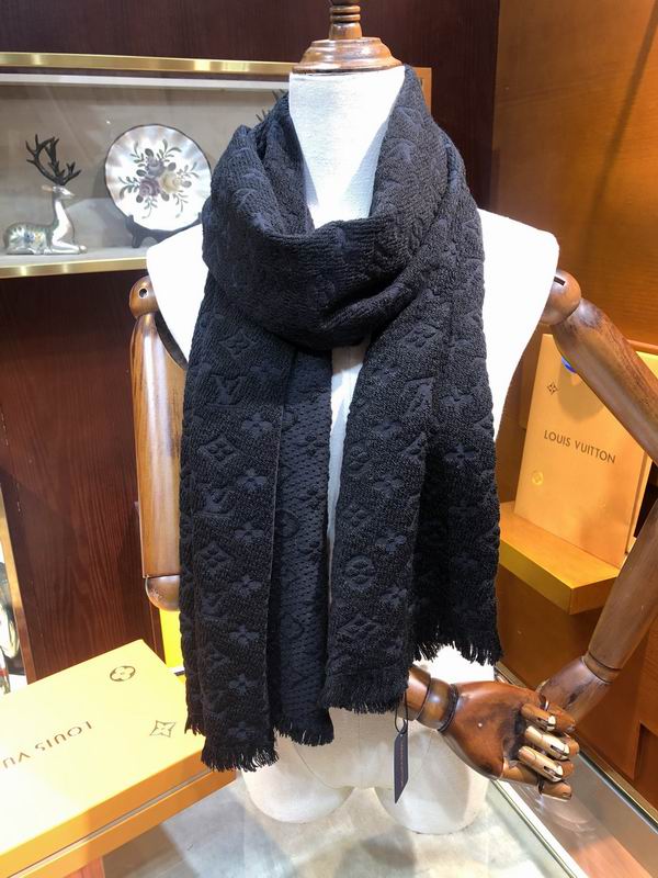 LV Scarf 40X185cm 100%羊毛 E15 (8)