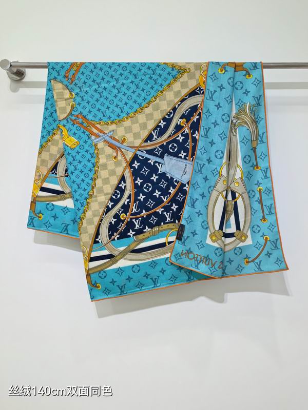 LV scarf 140X140cm 70%羊绒30%真丝 E13 (11)
