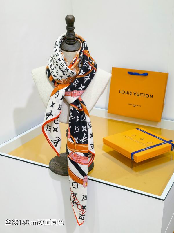 LV scarf 140X140cm 70%羊绒30%真丝 E13 (2)