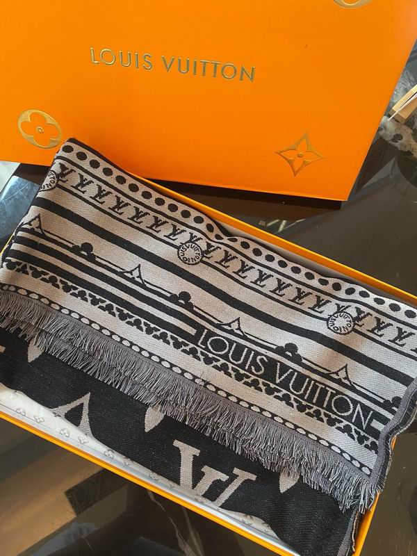 LV scarf 200X70cm 70%羊毛30%真丝 E14 (6)