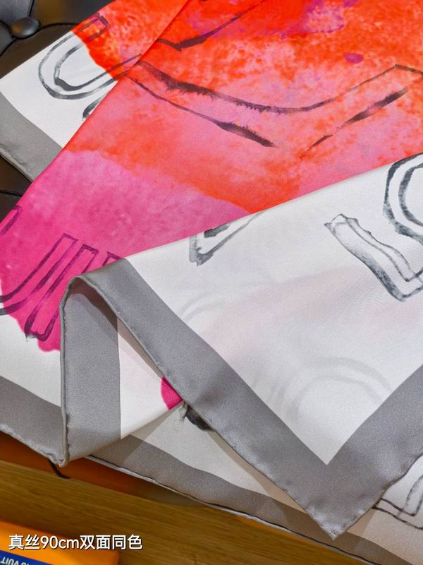 LV silk Scarf 90X90cm E05 (5)