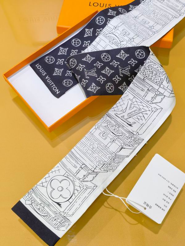 LV silk ribbon 8X120cm E01 (10)