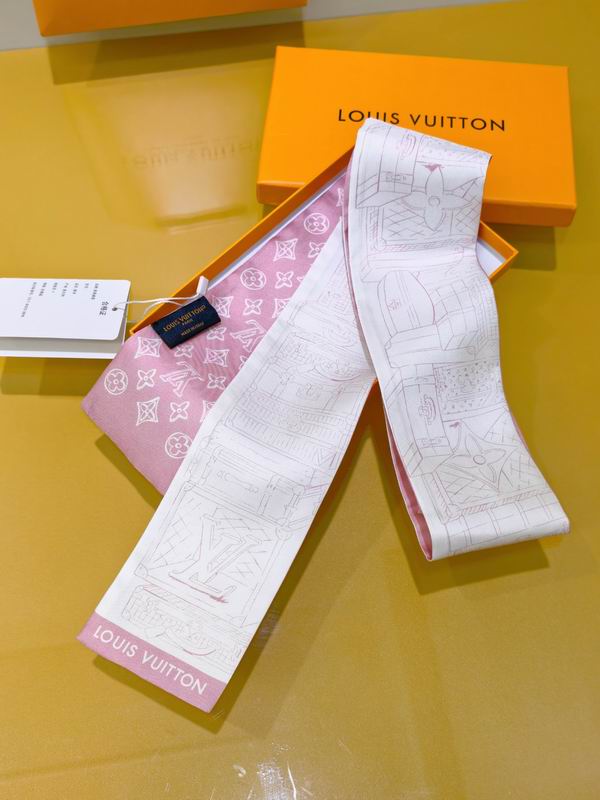 LV silk ribbon 8X120cm E01 (5)