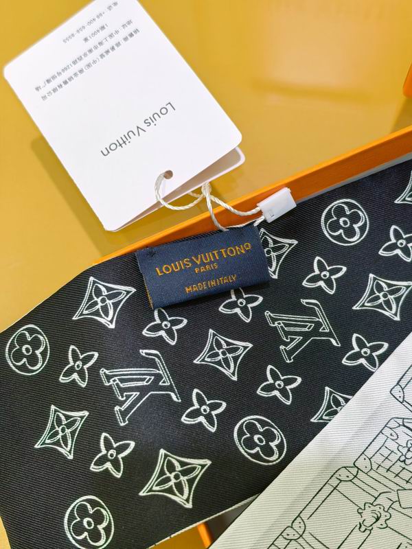 LV silk ribbon 8X120cm E01 (9)