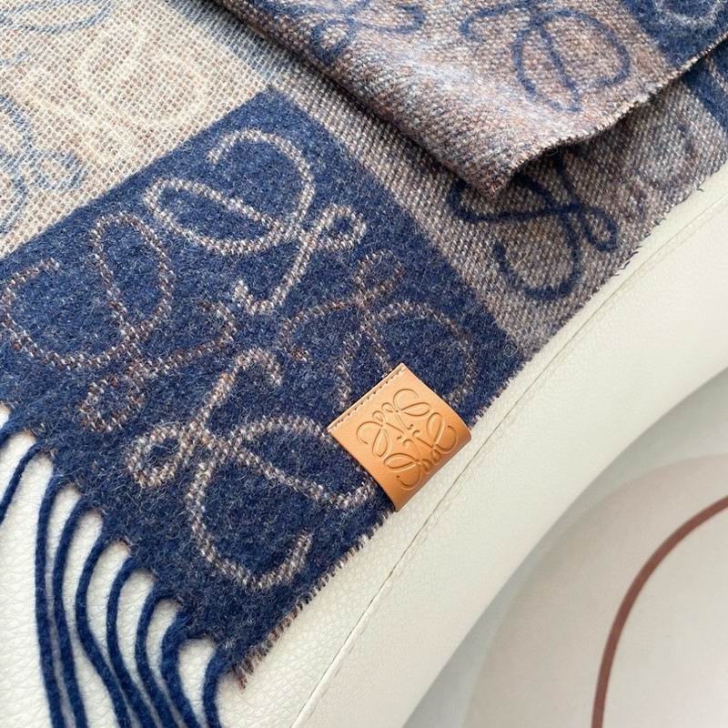Loewe Scarf 32X180cm 100%羊绒 E12 (10)
