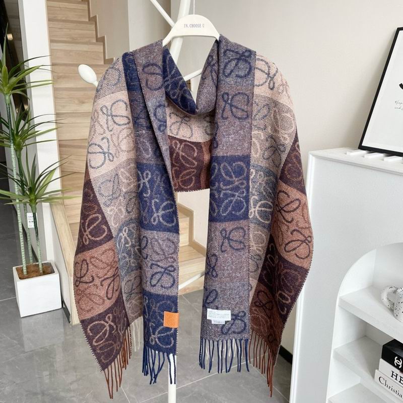 Loewe Scarf 32X180cm 100%羊绒 E12 (13)