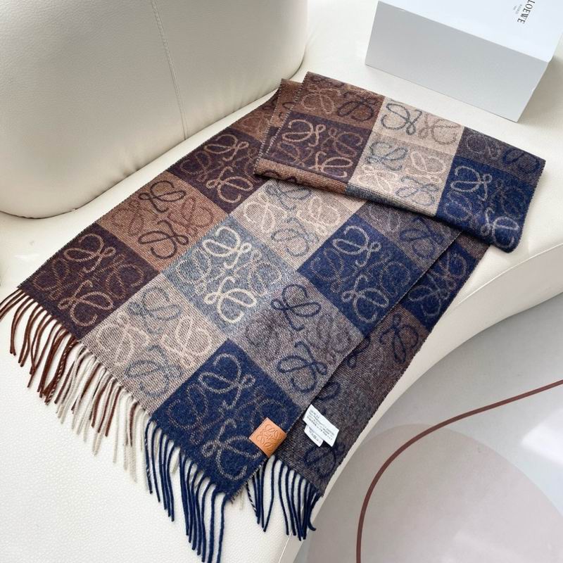 Loewe Scarf 32X180cm 100%羊绒 E12 (15)