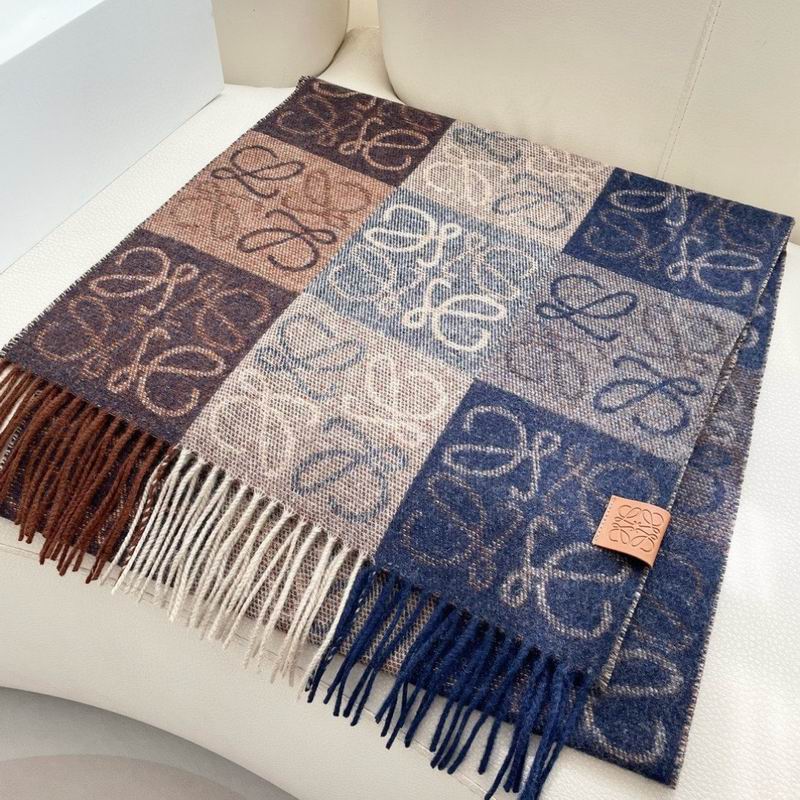 Loewe Scarf 32X180cm 100%羊绒 E12 (16)