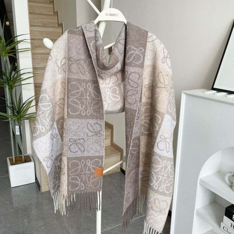 Loewe Scarf 32X180cm 100%羊绒 E12 (22)