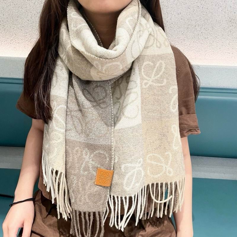 Loewe Scarf 32X180cm 100%羊绒 E12 (27)
