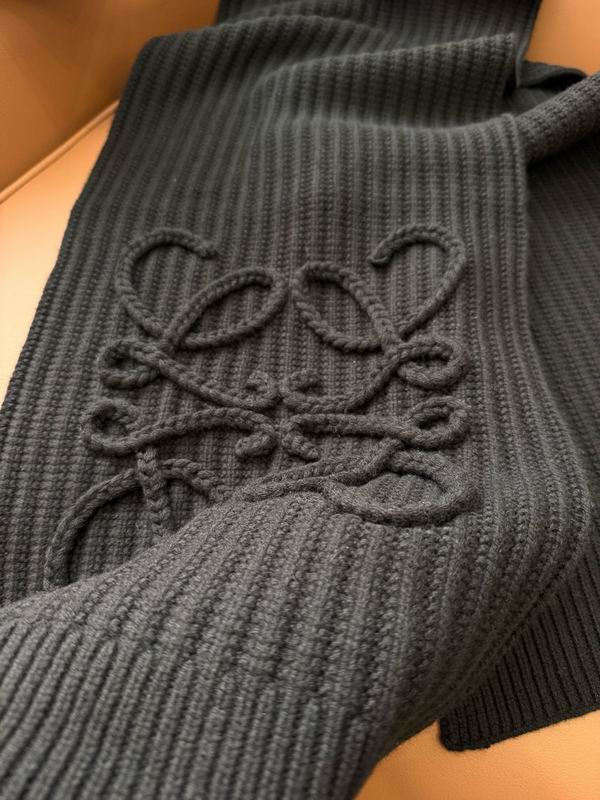 Loewe Scarf 40X180cm 100%羊绒 E39 (15)