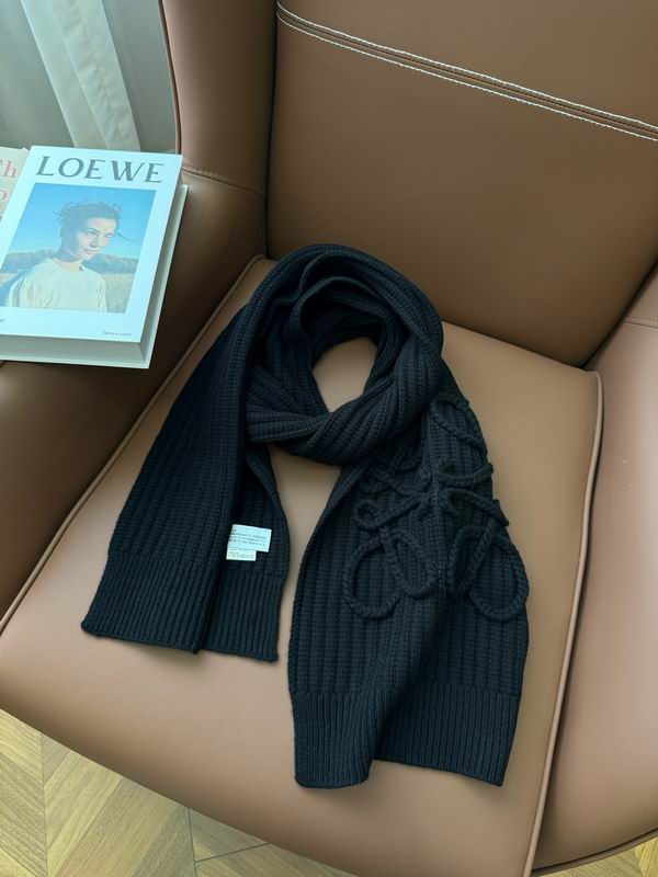 Loewe Scarf 40X180cm 100%羊绒 E39 (16)
