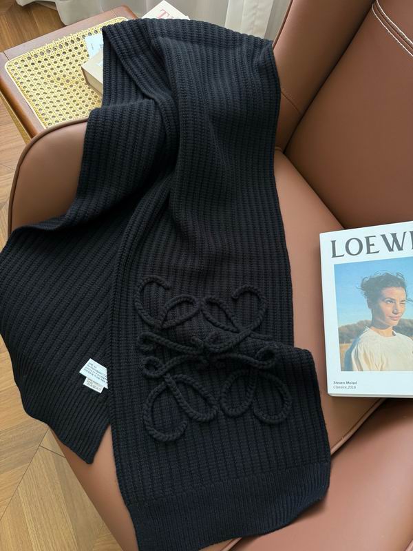 Loewe Scarf 40X180cm 100%羊绒 E39 (18)