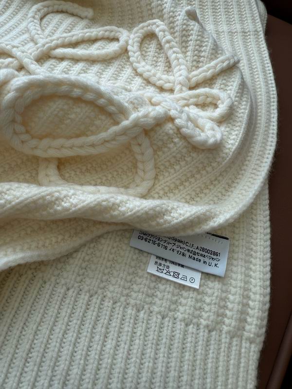 Loewe Scarf 40X180cm 100%羊绒 E39 (25)
