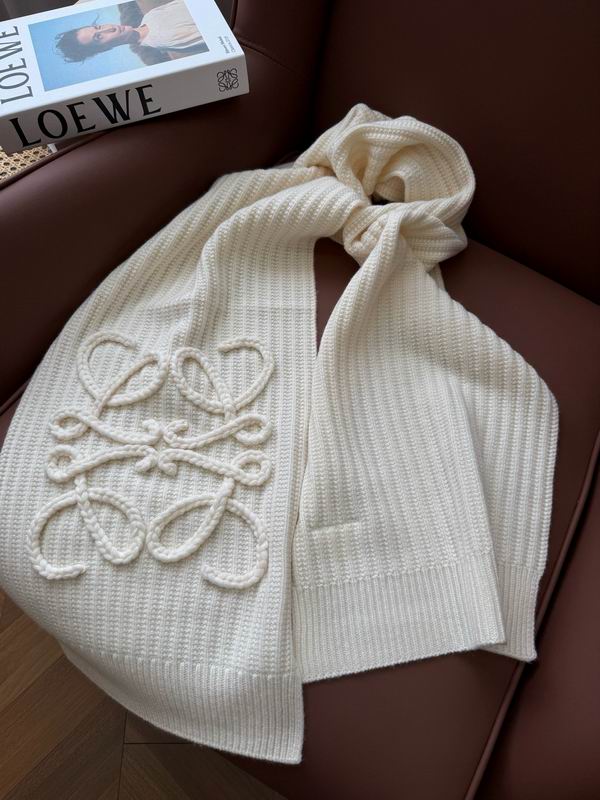 Loewe Scarf 40X180cm 100%羊绒 E39 (26)