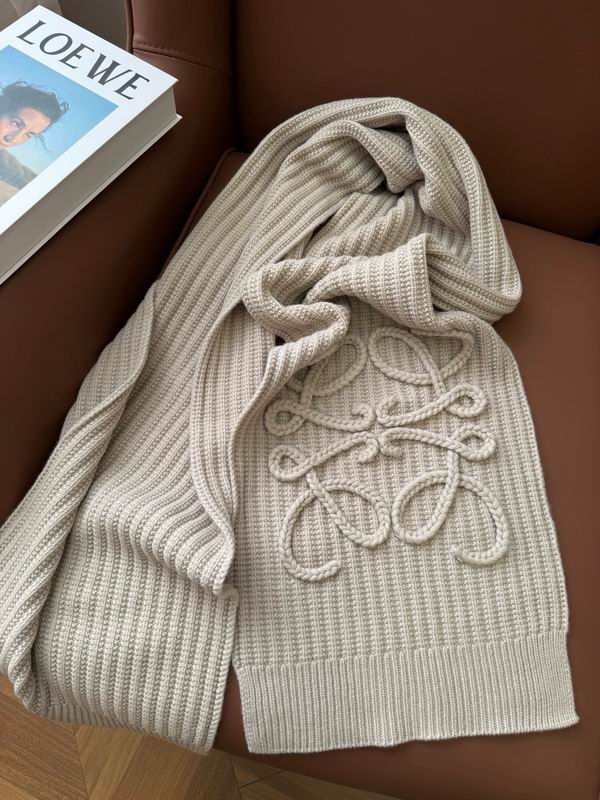Loewe Scarf 40X180cm 100%羊绒 E39 (6)