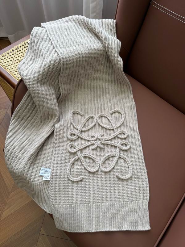 Loewe Scarf 40X180cm 100%羊绒 E39 (8)