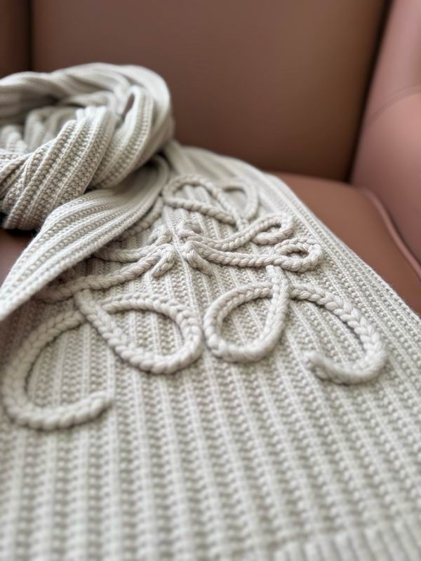 Loewe Scarf 40X180cm 100%羊绒 E39 (9)
