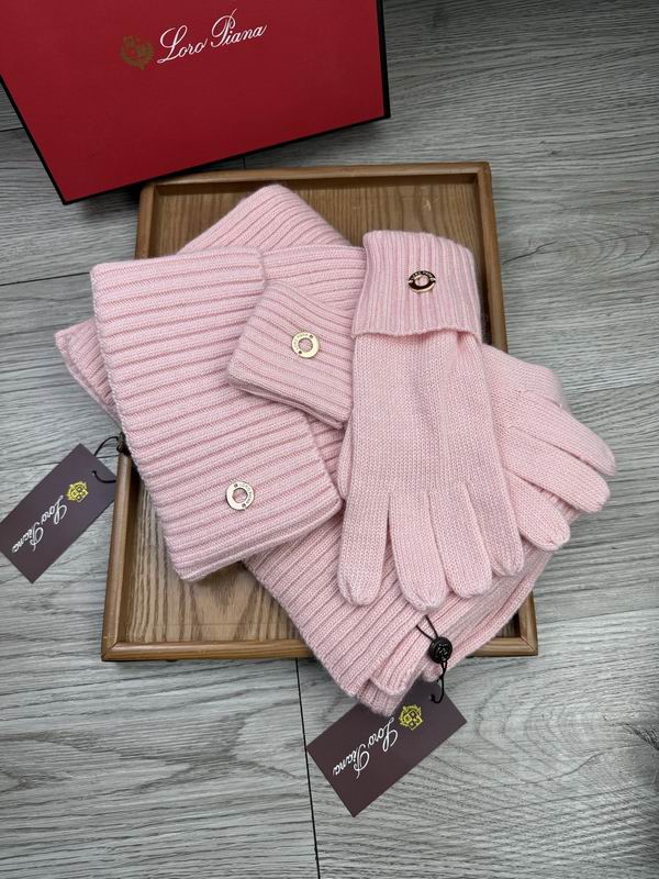 Loro Piana Scarf Hat Gloves E (1675)