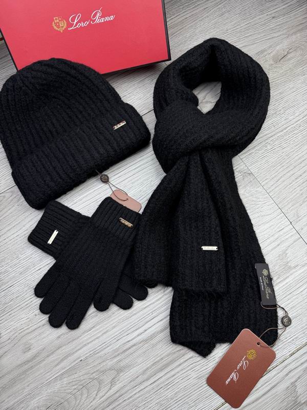 Loro Piana Scarf Hat Gloves dx (12)