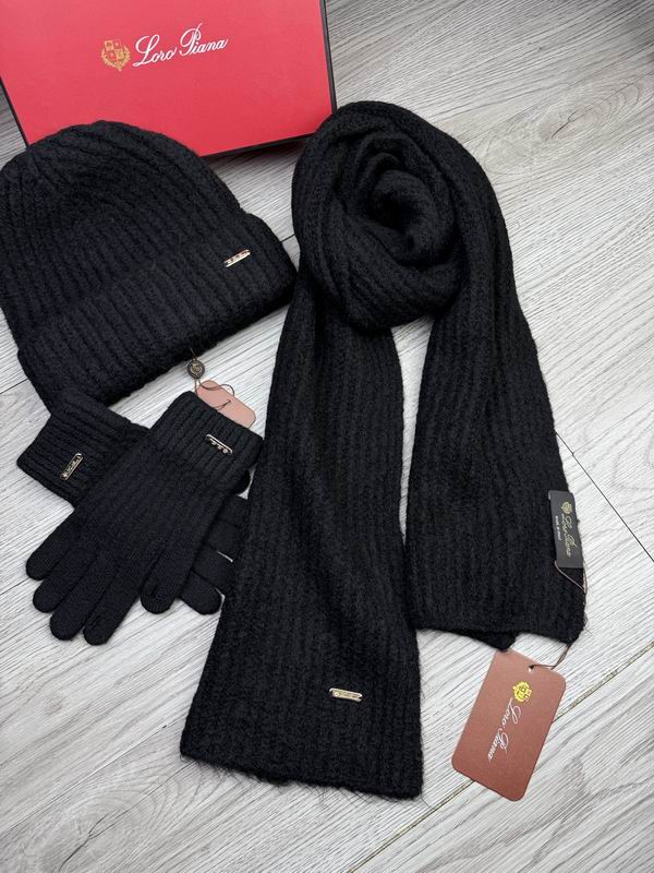 Loro Piana Scarf Hat Gloves dx (13)