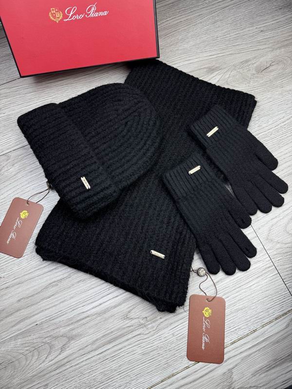 Loro Piana Scarf Hat Gloves dx (16)