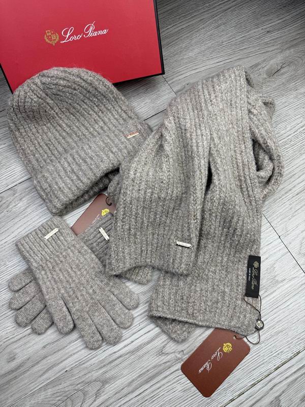 Loro Piana Scarf Hat Gloves dx (20)