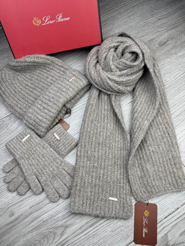 Loro Piana Scarf Hat Gloves dx (22)