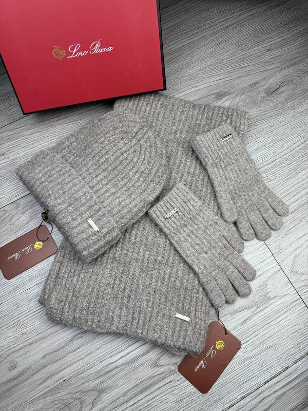 Loro Piana Scarf Hat Gloves dx (25)