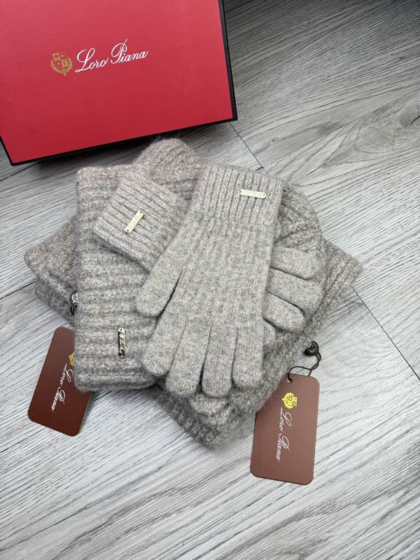 Loro Piana Scarf Hat Gloves dx (26)
