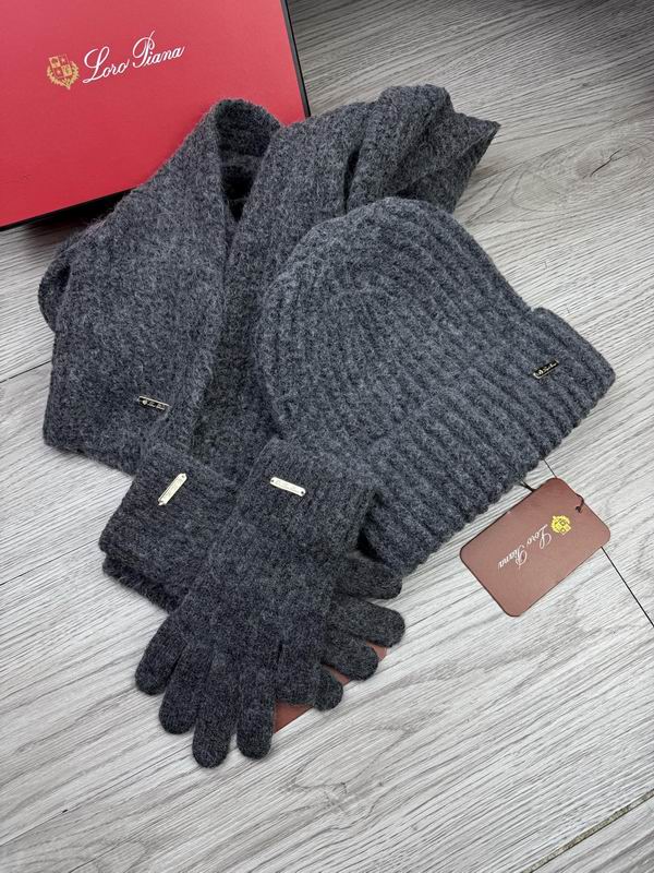 Loro Piana Scarf Hat Gloves dx (28)