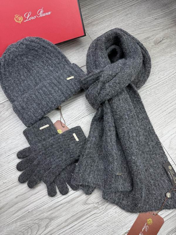 Loro Piana Scarf Hat Gloves dx (30)