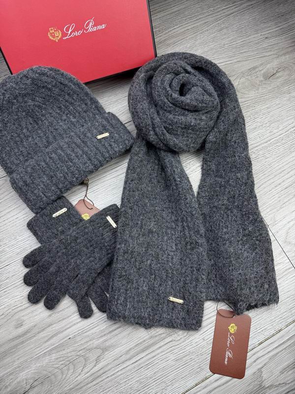 Loro Piana Scarf Hat Gloves dx (31)
