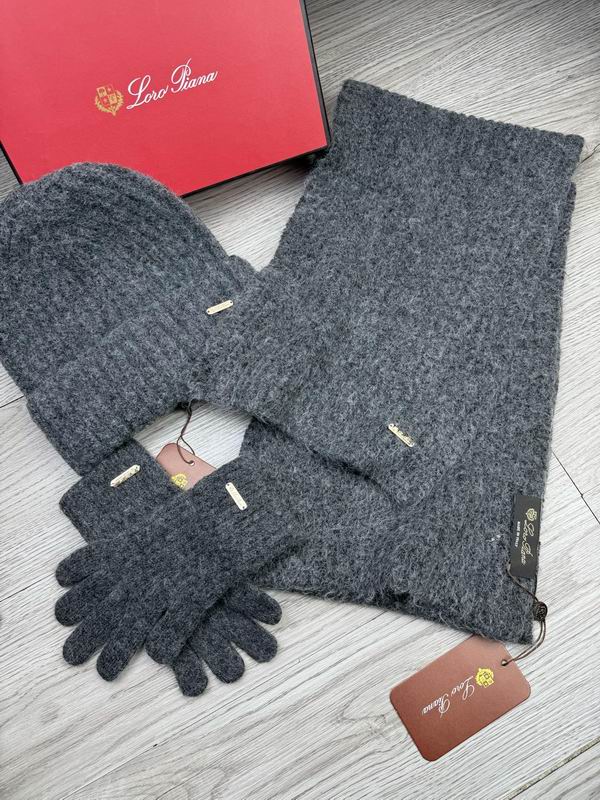 Loro Piana Scarf Hat Gloves dx (33)