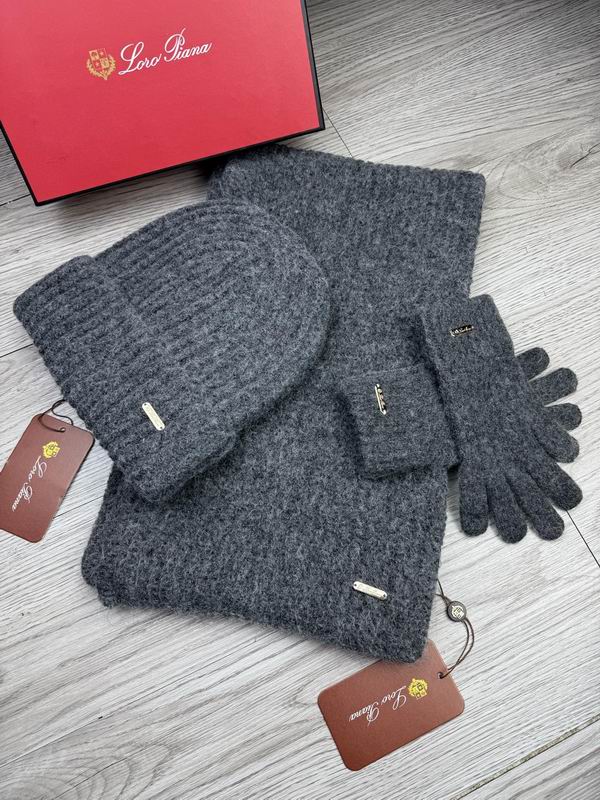 Loro Piana Scarf Hat Gloves dx (34)