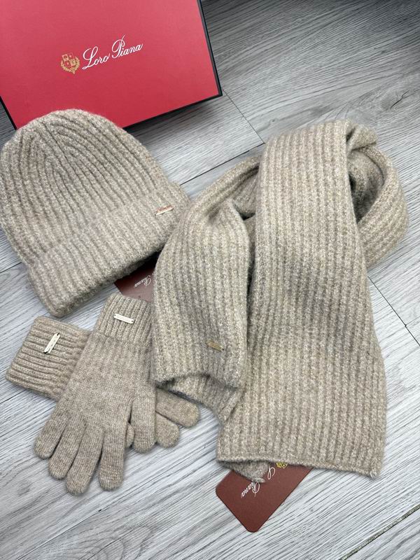 Loro Piana Scarf Hat Gloves dx (38)