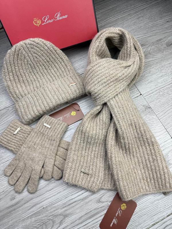 Loro Piana Scarf Hat Gloves dx (39)